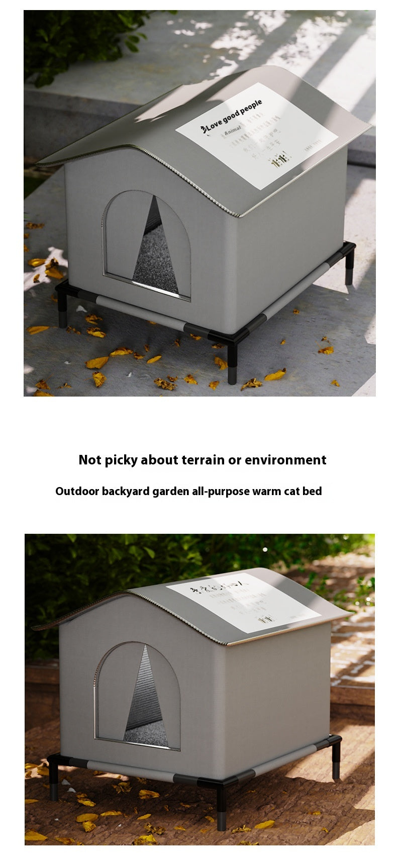 StrayGuard™ Waterproof Outdoor Cat Shelter