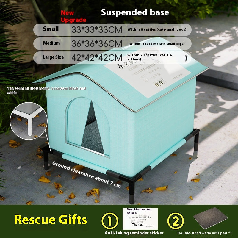 StrayGuard™ Waterproof Outdoor Cat Shelter
