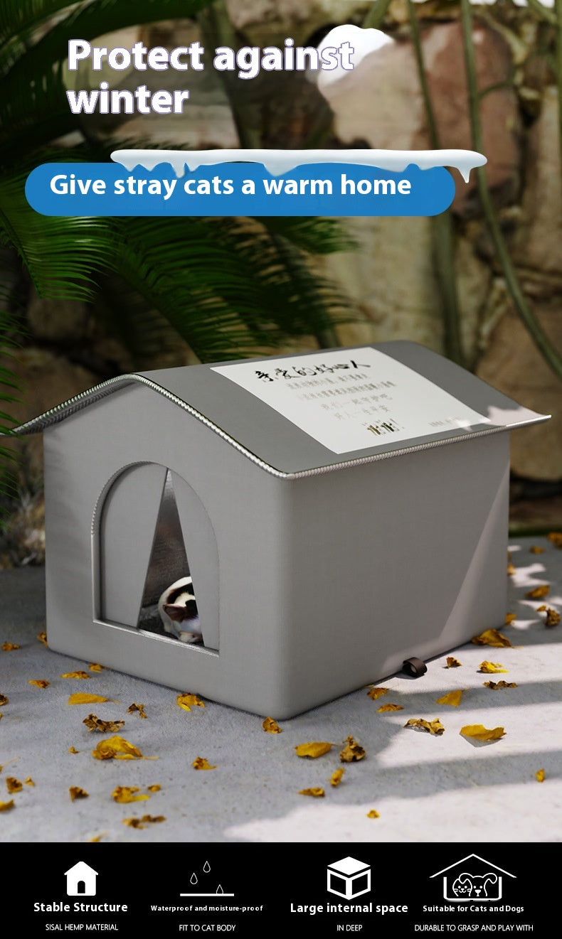 StrayGuard™ Waterproof Outdoor Cat Shelter